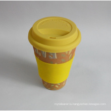 (BC-C1038) Eco Bamboo Fibre Coffee Cup with Print